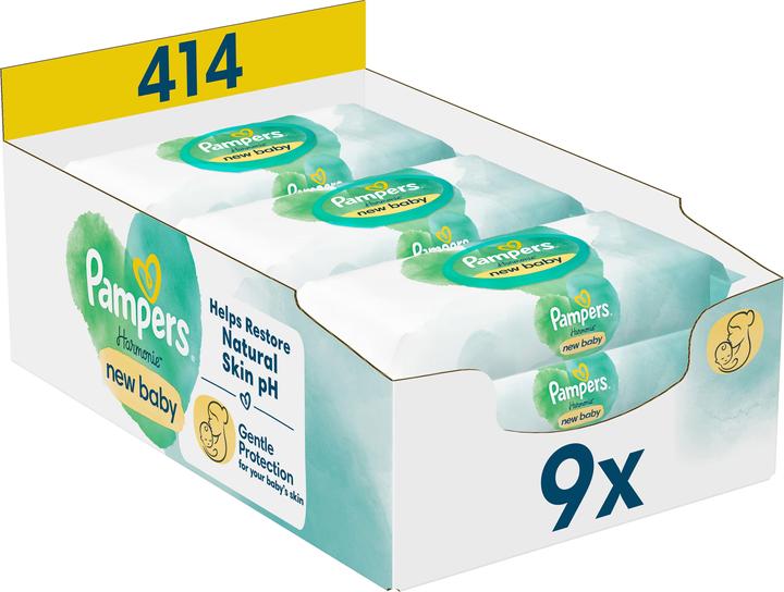 Actual product image Pampers Harmony New Baby (414 Piece)