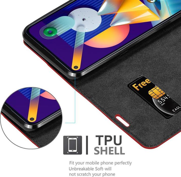 Actual product image Cadorabo Book Invisible Magnet Cover (Samsung Galaxy A11, Samsung Galaxy M11)