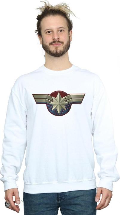 Actual product image Mens Captain Chest Emblem Sweatshirt (L)