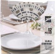 Produktbild La Mer 12 tlg. Geschirr Barock monaco elfenbein glanz (12 Stück)