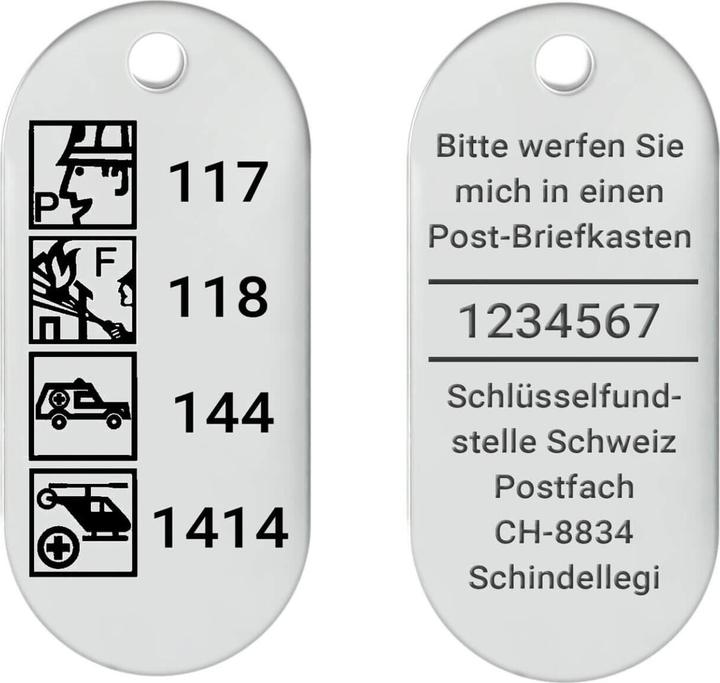 Schlüsselfundstelle Schweiz Key finding mark