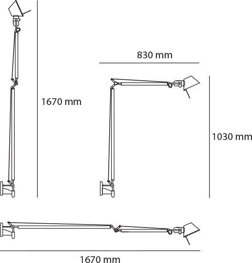 Immagine prodotto Artemide Tolomeo Braccio (593 lm)