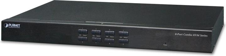 Actual product image Planet 8-Port Combo IP KVM Switch: