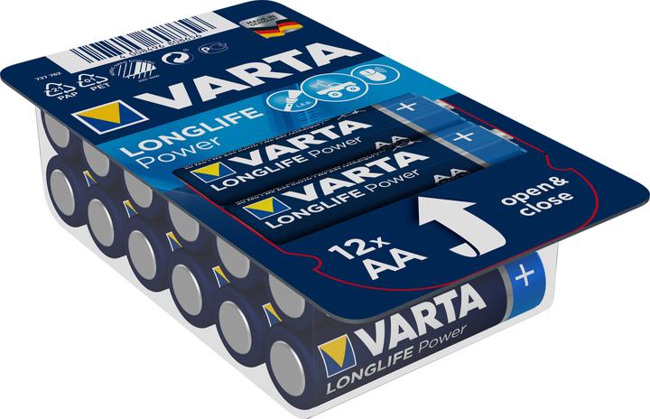Actual product image Varta Longlife Power (12 pcs., AA, 2970 mAh)