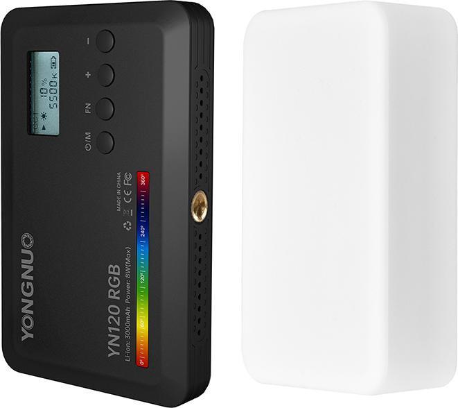 Actual product image Yongnuo video light LED YN120 RGB WB (Video light)