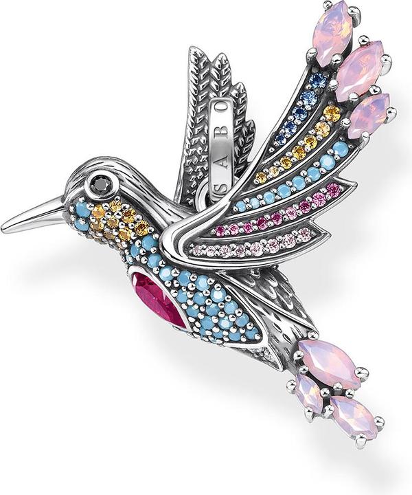 Produktbild Thomas Sabo Anhänger bunter Kolibri silber (Geschwärzt, 925 Sterlingsilber)
