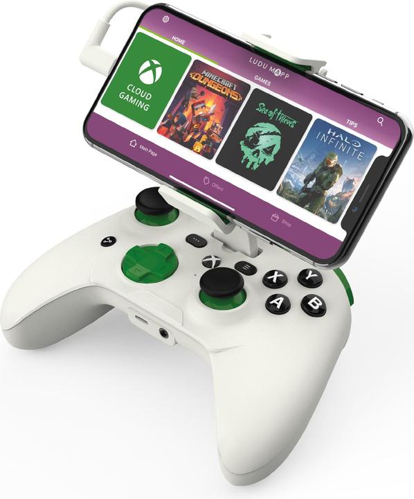 Rotor Riot Å½aidimÅ³ pultelis RiotPWR ESL Pro, iOS Ä¯renginiams RP1950X, baltas (iOS)