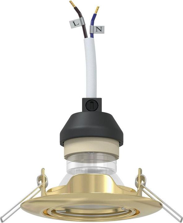 Image du produit VidaXL Lampen Set von 12 Gold Metall, Kunststoff 9 cm Leichtes Gewicht (GU10)
