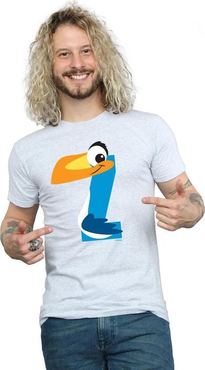 Actual product image Disney Mens Alphabet Z Is For Zazu T-Shirt (XXL)