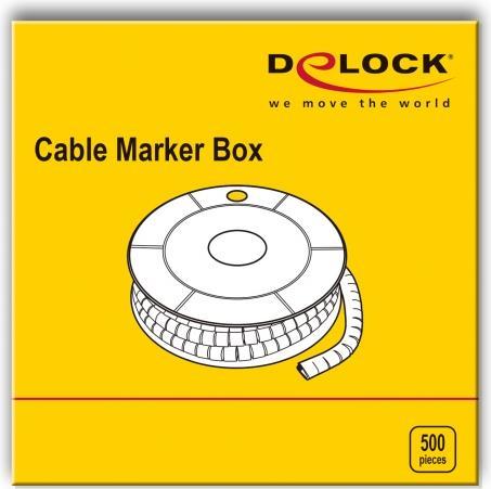 Productafbeelding Delock Kabelmarkering nr.3, geel 500 stuks