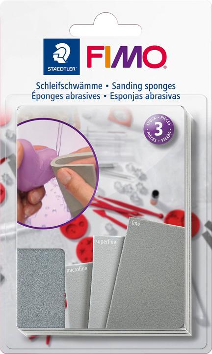 Actual product image Fimo Soft - Sanding sponge set