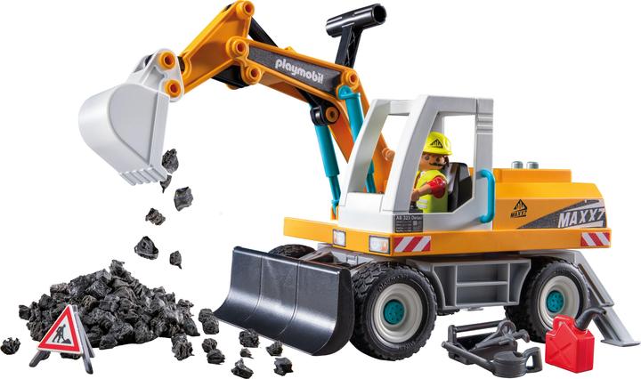 Produktbild Playmobil Bagger (71749, Playmobil Action Heroes)