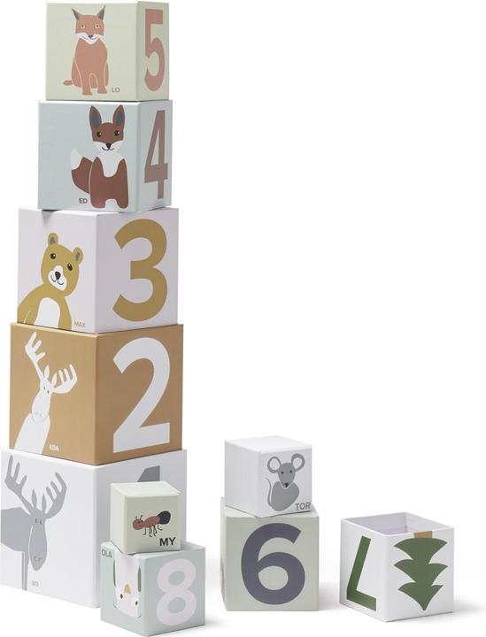 Actual product image Kids Concept Cardboard cubes 1-10 Edvin