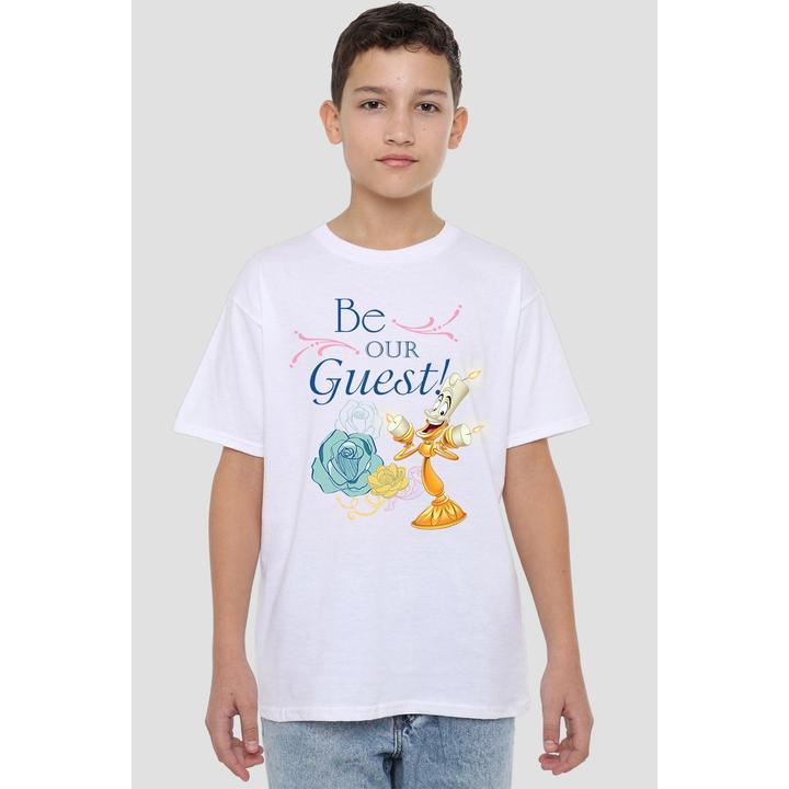 Immagine prodotto Beauty And The Beast Be Our Guest Maglietta Bambini (116)