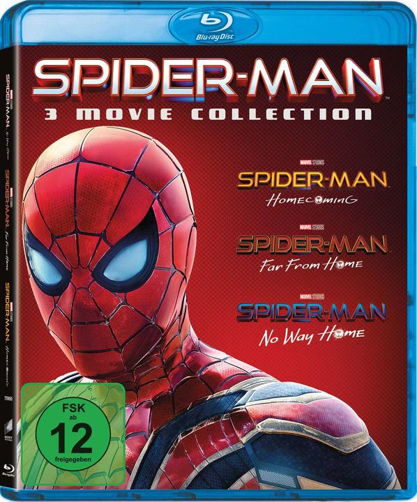 Produktbild Sony Spider-Man - Homecoming, Far From Home, No Way Home - BR (Blu-ray, 2022, Deutsch, Englisch)