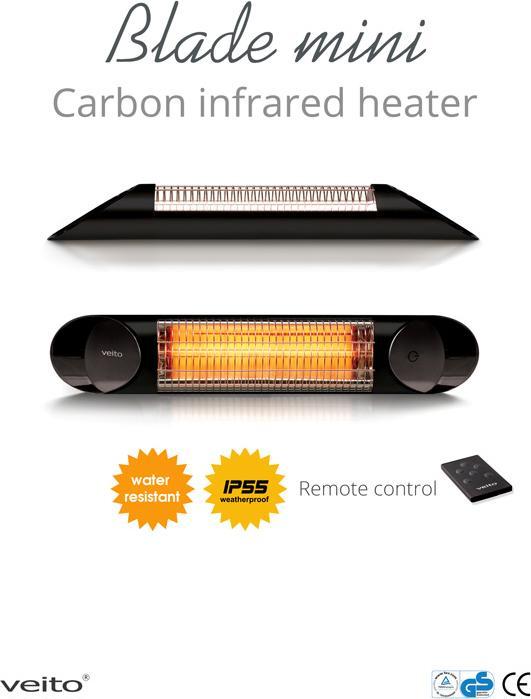 Produktbild Veito Infrarot Heizstrahler Blade Mini (1200 W)