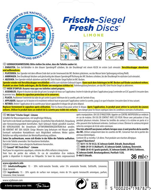 Image du produit WC-Ente Sceau de fraîcheur Original