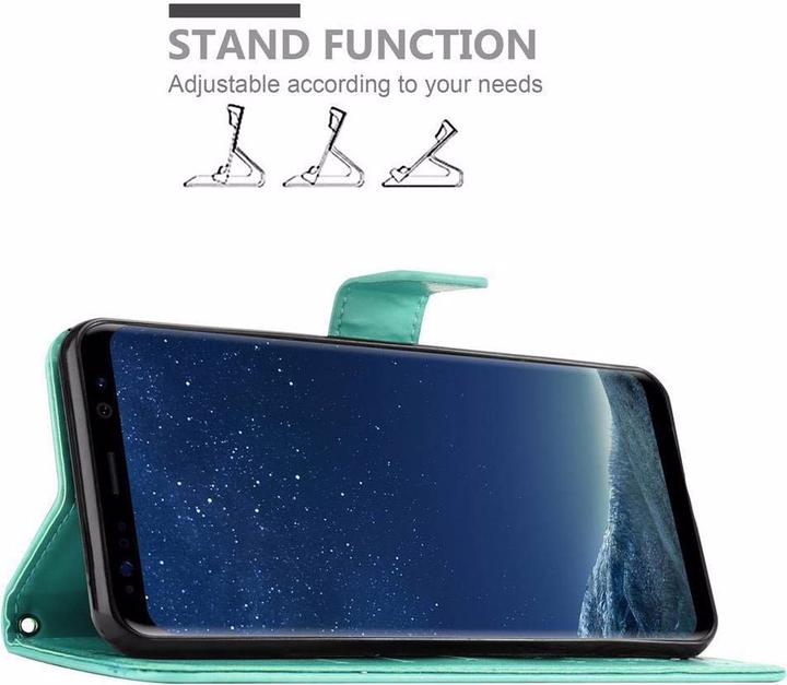 Image du produit Cadorabo Couverture du livre de fleurs (Samsung Galaxy S8)