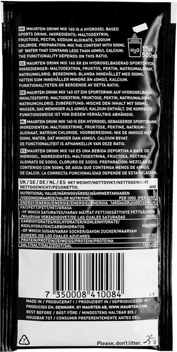 Produktbild Maurten Hydrogel Drink Mix 160 (Neutral, 18 x)