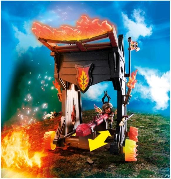 Produktbild Playmobil Burnham Raiders Feuerrammbock (70393, Playmobil Novelmore)