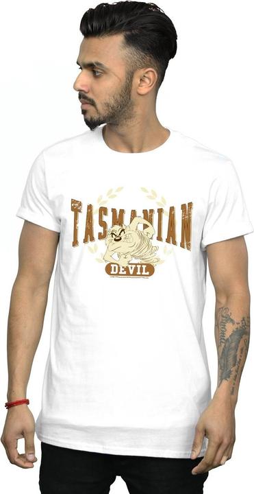 Actual product image Looney Tunes Mens Tasmanian Devil Varsity T-Shirt (L)