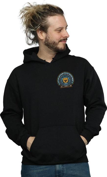 Image du produit Mens Batman Gotham Police Dept Breast Print Hoodie (M)