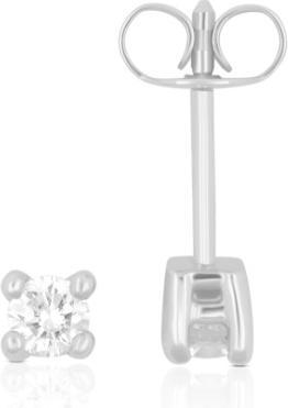Produktbild Muau Ohrstecker 4-Griff-Fassung (Weissgold 750)