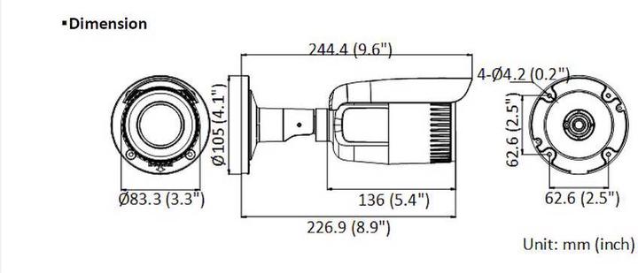 Image du produit Hikvision DS-2CD1623G0-IZ(2.8-12mm)(C) Caméra de surveillance IP LAN 1920 x 1080 pixels (1920 x 1080 Pixels)