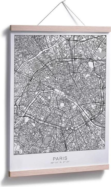 Immagine prodotto Trenddeko Mappa della città Parigi (50 x 60 cm)