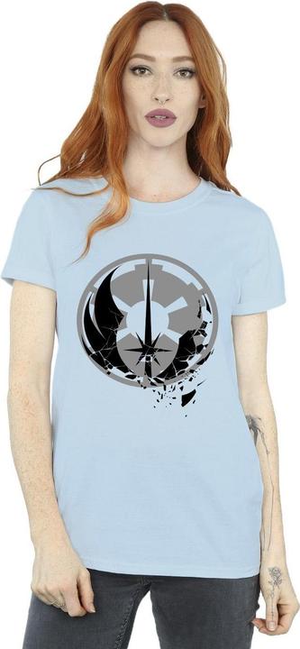 Immagine prodotto Star Wars Obi-Wan Kenobi Fractured Logos Maglietta Ampia Donna (M)