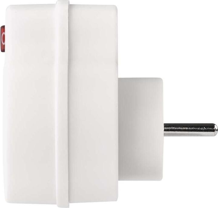 Actual product image Emos Plug distributor with switch 1 socket outlet without + 2x Euro white (P0029) (2 x)