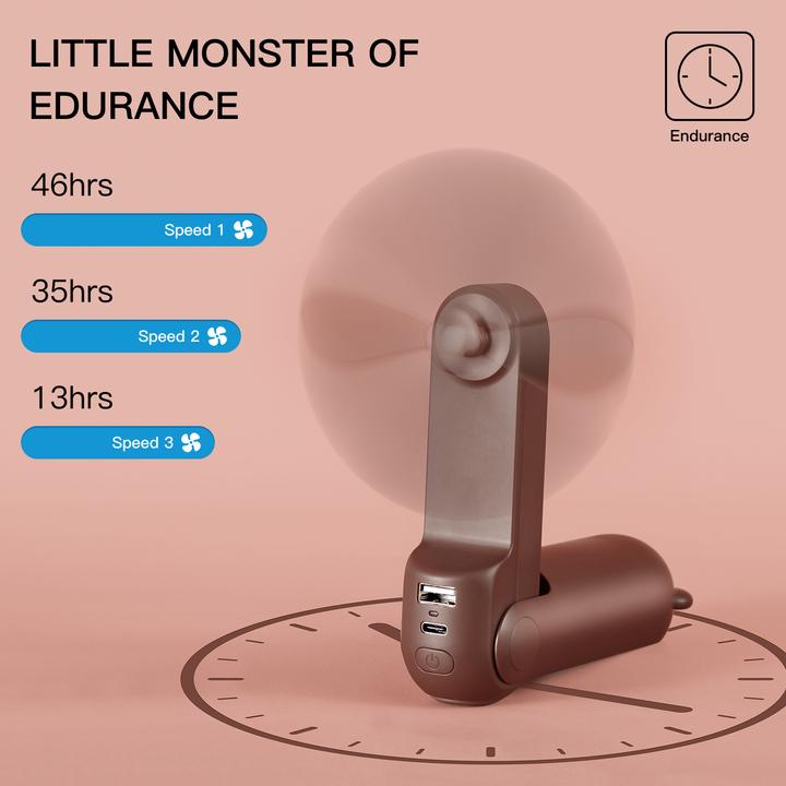 Image du produit Jisulife Ventilateur de poche Life8 Plus brown