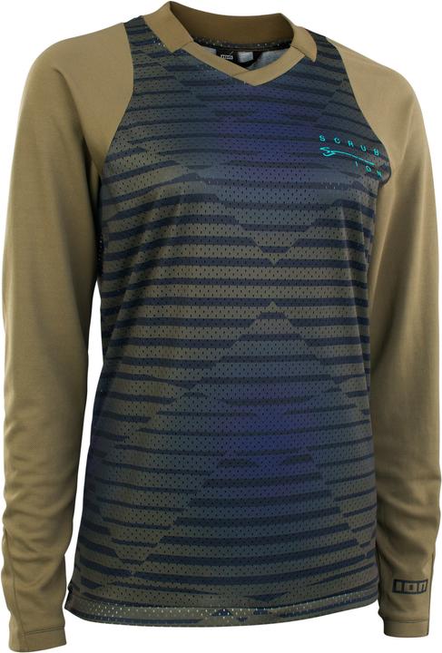 Image du produit ION Bike Jersey Scrub LS women - dark-mud (38, M)