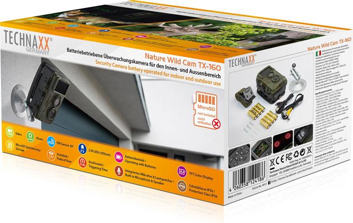 Produktbild Technaxx TX-160 CMOS 25,4 / 3,2 mm (1 / 3.2" ) Nachtsicht Camouflage 3840 x 2160 Pixel