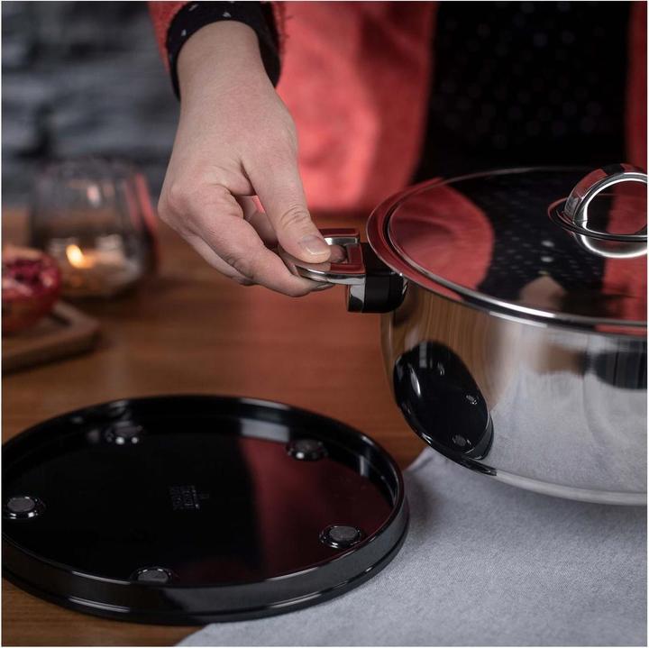 Actual product image Kuhn Rikon Per serving casserole (22 cm, Pan set + pot set, Stainless steel)