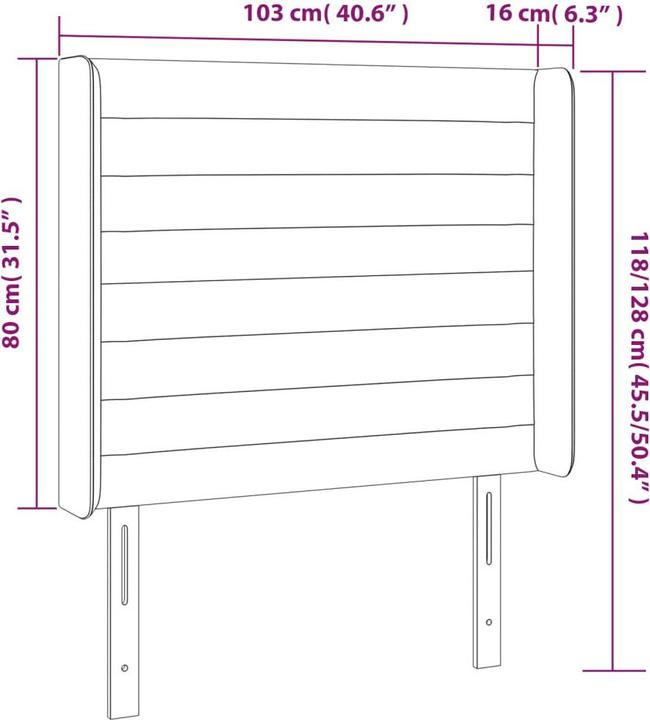 Actual product image VidaXL Kiriakoula (103 x 16 x 128 cm)