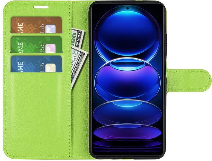 Image du produit Cover-Discount Xiaomi Poco X5 Pro - étui en cuir vert (Xiaomi Poco X5 Pro, Xiaomi Redmi Note 12 Pro 5G)