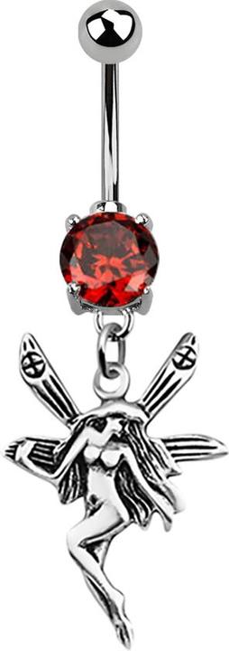 Immagine prodotto Star Piercing Banana in argento con ciondolo a forma di fata arancione (Argento 925, senza ottone, Acciaio chirurgico 316L)