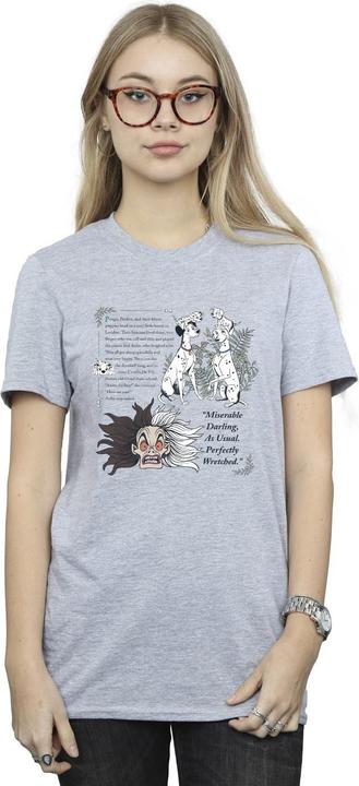 Immagine prodotto Disney 101 Dalmatians Miserable Darling Maglietta Ampia Donna (L)