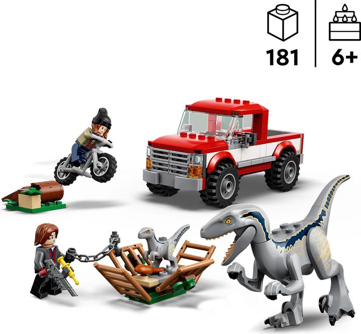 Actual product image LEGO Blue & Beta in the Velociraptor Trap (76946, LEGO Jurassic World)
