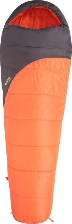 Actual product image Mountain Warehouse Unisex Adult Summit 250 Right Zip Winter Mummy Sleeping Bag (200 cm)