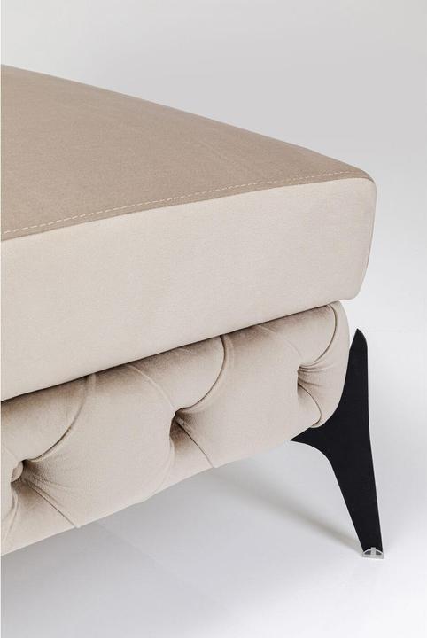 Image du produit Kare Design Hocker Bellissima Velvet Beige 80cm