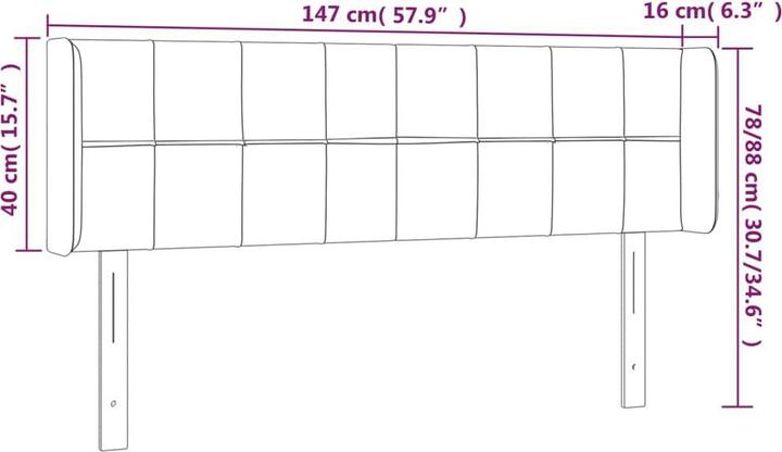 Produktbild VidaXL Rayne (147 x 16 x 88 cm)