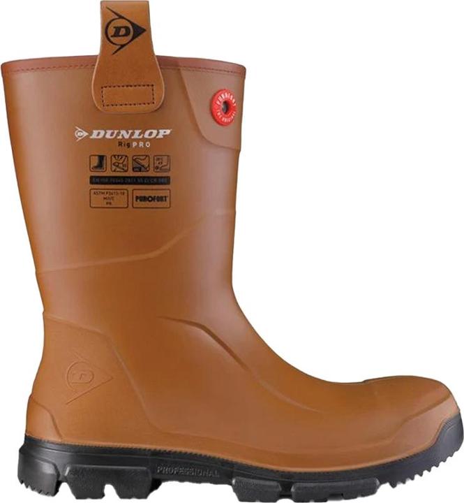 Actual product image Dunlop Unisex Adult Purofort Rigpro Fur Lined Safety Wellington Boots (37)