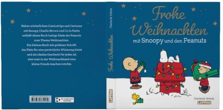 Produktbild Peanuts Geschenkbuch: Frohe Weihnachten mit Snoopy und den Peanuts