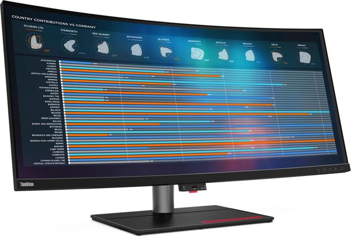 Produktbild Lenovo ThinkVision P40w-20 (5120 x 2160 Pixel, 40")