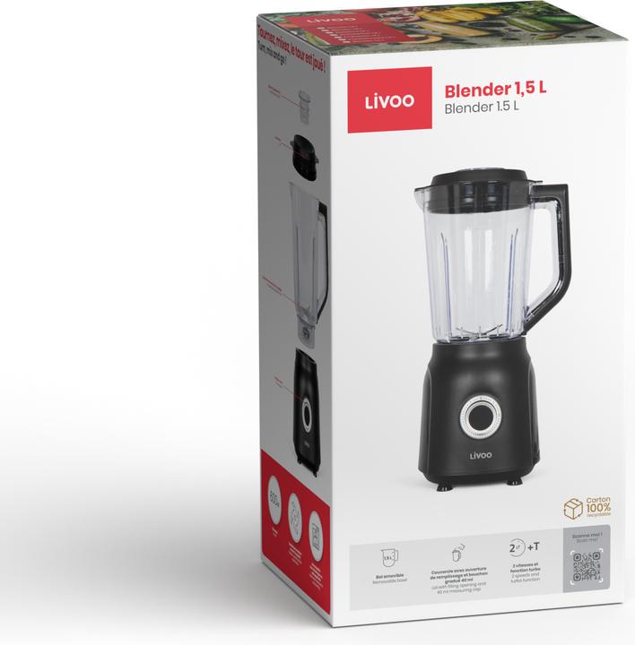 Image du produit Livoo Blender 1,5 L (600 W)