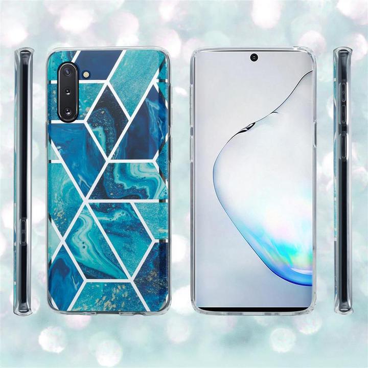 Actual product image Cadorabo IMD TPU Colorful Marble Cover (Samsung Galaxy Note 10)