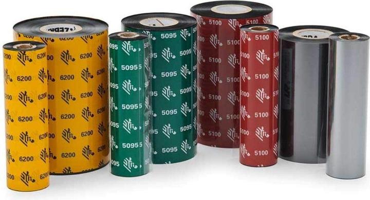 Actual product image Zebra ZipShip 2300, thermal transfer ribbon, wax, 131mm ZipShip 2300, thermal transfer ribbon, 2300 wax (13.10 cm, Black)