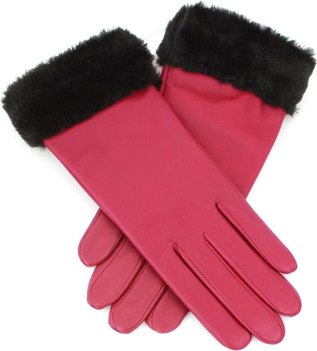 Eastern Counties Leather Winterhandschuhe Debbie Leder Kunstfell (L)